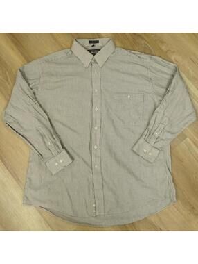 Barrington Men's Long Sleeve Button-Up Shirt Size 17 1/2 34/35‎ Business Formal
